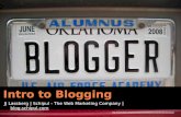 Houston Technology Center: Intro to Blogging - Top Tips for How to Blog Efffectively