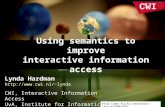 Using semantics to improve interactive information access