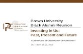 Brown University Black Alumni Reunion 2013 - Corporate Sponsorship