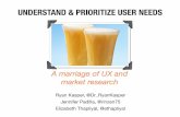 How to understand and prioritize user needs: A marriage of UX research and business strategy methods (Elizabeth Thapliyal, Jen Padilla, Ryan Kasper)