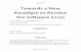 Towards a new paradigm to resolve the software crisis