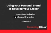 Using your personal brand to develop your career