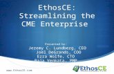 EthosCE Learning Management System for Continuing Medical Education