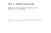 Xplusplus advancedcoursemanualv3.0 axapta