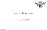 Interns bootcamp 2010