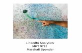 Linkedin Analytics Week 11 MKT 9715 baruch mba program Prof Marshall Sponder