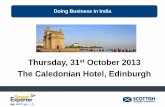 Final slides - Doing business in India 31.10.13