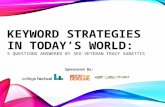 Keyword Strategies in Today's World