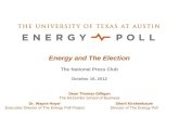 UT Energy Poll Fall 2012