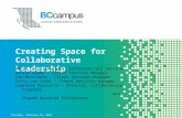 Creating Space for Collaborative Leadership