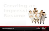 Creating an Impressive Resume