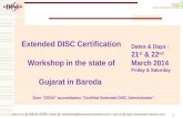 Extended DISC - Certification Workshop.