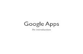 Google apps introduction