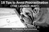 18 Tips to Avoid Procrastination (the Lean UX Way)