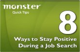 8 Ways to Stay Positive During a Job Search