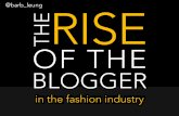 Case Study Proposal: The Rise of the Fashion Blogger