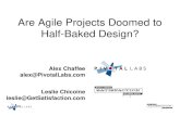 Are Agile Projects Doomed to Half-Baked Design?