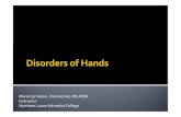 Musculoskeletal disorders Part 4  Disorders of the Hands: Carpal Tunnel Syndrome, Dupuytren's contracure, Ganglion