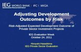 Adjusting Development Outcomes by Risk (2011 Evaluation Week)