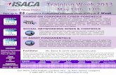 Isaca Training Week 2013 Flyer (US$ Pricing)