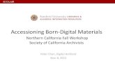 SCA Accessioning Born-Digital Materials Workshop, Nov. 8, 2012