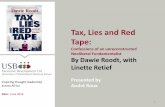 Tax, Lies and Red Tape wrfy
