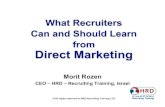 Implementing Direct Marketing Strategies In the Recruiting World