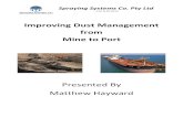 Matthew Hayward, Spraying Systems Co Pty Ltd - Improving dust management from pit to port