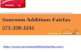 Sunroom Additions Fairfax 571-350-3242