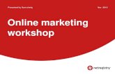 Online Marketing presentation