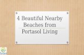 4 beautiful nearby beaches from portasol living