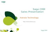 Sage Crm V7.1 Sales Presentation Astraia