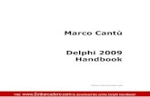 The Delphi 2009 Handbook by Marco Cantu