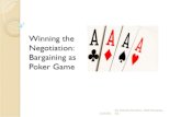 Negotiation as Poker Game