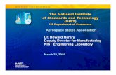 The National Institute of Standards and Technology (NIST) US Department of Commerce