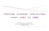 Porting Android application from ARM to x86