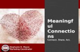 Meaningful Connections: Social Media