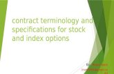 Options contract on indian derivative market