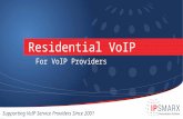 Residential VoIP for Service Providers