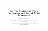 Brand monitoring and social media engagement   final