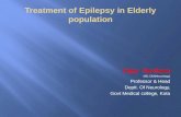 Treatment of Epilepsy in Eldery Population