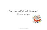 General Knowledge & Current Affairs