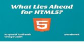 What Lies Ahead for HTML5