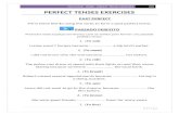 Verbs 009 perfect tenses exercises
