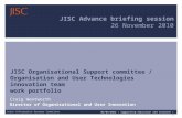 CW presentation to JISC Advance 26 Nov 10 v0.1
