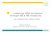 Lowering GHG Emmisions Through EE & RE Measures, Emani Kumar