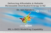 Integrated Distributed Energy Systems (IDES)