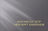 VB Script Overview