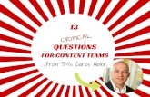 Critical Questions for Content Teams by Carlos Abler of 3M