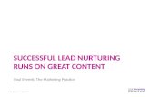 Content marketing for lead nurturing